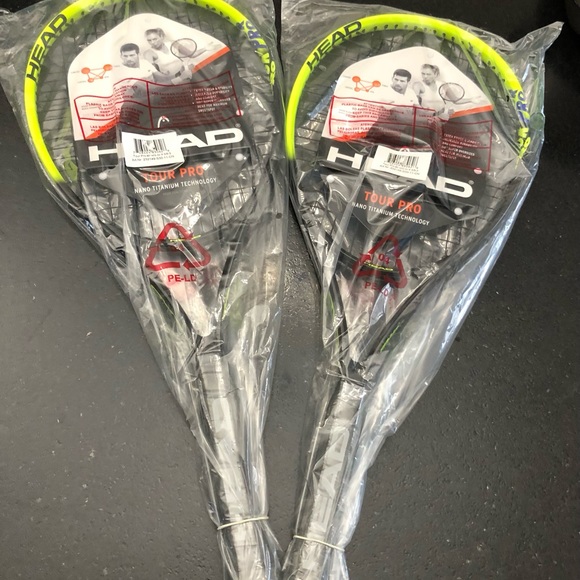 🆕 (2 PCs) HEAD Tour Pro Tennis Racket - Picture 3 of 5